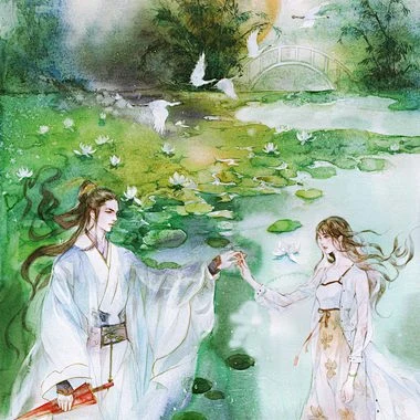雨打浮萍_涂鸦王国 原创绘画平台 www.poocg.com-花瓣网