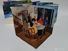 于是
在考试前的周末
做完了一年12个月的插画加立体书 ​​​​
