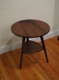 Walnut Side Table midcentury side tables and accent tables