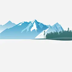 扁平山片免抠素材_新图网 https://ixintu.com 扁平山素材 矢量图片 风景画