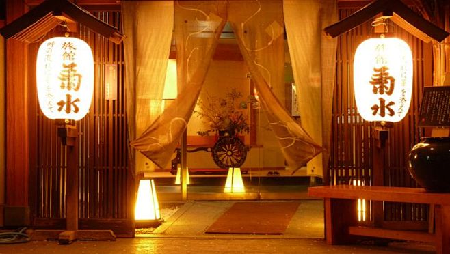 japanese inn entranc...