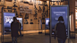 The interactive portraits displays information about the foundation