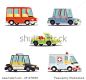 cartoon transport car vehicle...