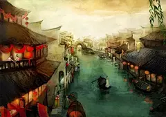 烟笼寒水月笼纱，夜泊秦淮近酒家；商女不知亡国恨，隔江犹唱后庭花。---杜牧·唐朝