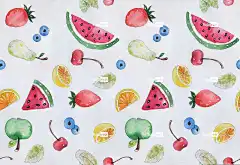 水果 夏天 维生素 水彩 画画 免费壁纸 食物 点心 美味的