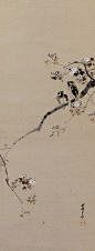 Japanese hanging scroll painting.