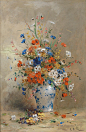静物电子油画古典写实图片花卉画册水果复古花瓶丙烯画临摹素材-淘宝网