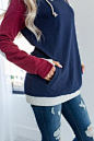 DoubleHood™ Sweatshirt - Varsity Elbow Patch