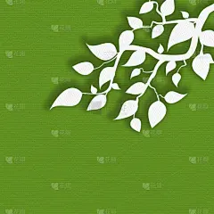 叶子,纸,绿色背景,营养阶段,抱着树,贺卡,留白,新的,面无表情,纹理效果