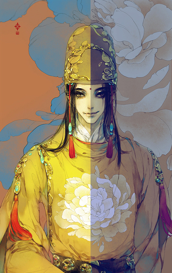 魔道祖师金光瑶同人图插画壁纸金光瑶半次元第一中文cos绘画小说社区