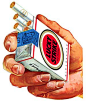 Vintage Lucky Strike illustration