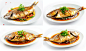 suyunkai_Baked_yellowfin_fish_with_sauce_side_view_on_white_bac_9