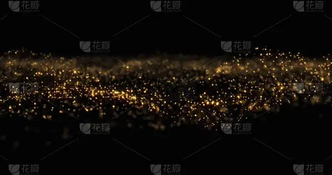 金光闪闪的波纹背景,金光闪闪的粒子,闪闪发光的尘埃光芒. 金光闪闪,金光闪闪,抽象魔法闪耀-花瓣网