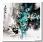 著名画家胡益通老师写意花鸟画作品欣赏
