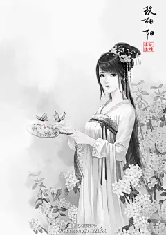 古风手绘美人