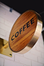 Clement Coffee / Melbourne #cafe #signage: 