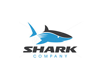 鲨鱼元素logo
国外优秀logo设计欣...