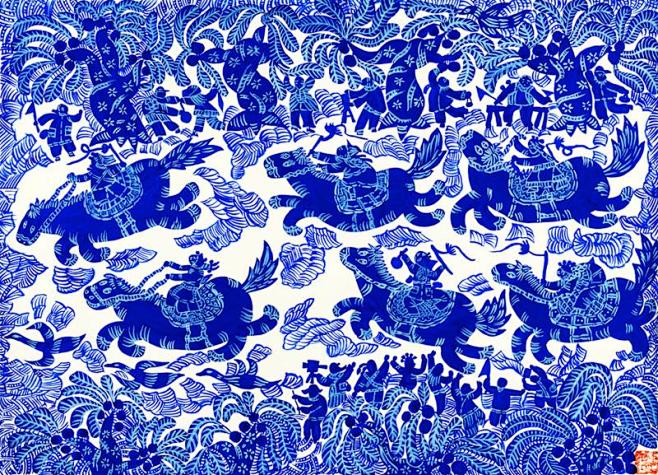 【赴联合国总部大展的中国农民画作品欣赏】...