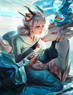 AI绘画师凡歌采集到王者荣耀人物皮肤
