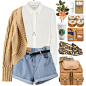 #personalstyle #coolforschool #Prada #knit #shirt #denimshorts #brown #set #look 

Have a nice Friday and weekend!! <3

CONTEST:
http://www.polyvore.com/cgi/contest.show?id=561056