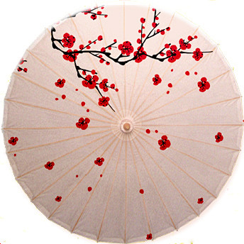 油纸伞伞面图案颜色图片