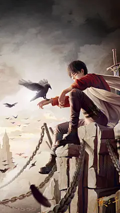 《寒鸦少年》终于画完啦！华晨宇超话
p1是全图、p2手机壁纸、p3电脑壁纸，可右键可搬运
画功又进步了，不愧是我！嘿嘿嘿
下一张想画《地球之盐》，我可喜欢这种大爱的音乐了 ​​​​