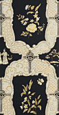 Chinoiserie wallpaper by Sherle Wagner