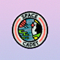 "If you're a current or an aspiring space cadet, this patch is for you! Measures 2.5\"x2.5\" and is available as an iron-on or sew-on patch. * Iron-on: Recommended to use on fabrics that won't be regularly washed: backpacks, totes, hats, et