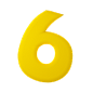 数字 6 字母 PNG 建模 3d blender