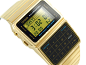 复古 金色腕表 DATABANK 日泛 卡西欧手表