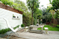 纯净的空间设计 阳光小院的舒适花园休息区家居
