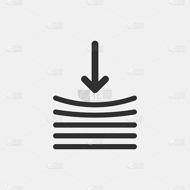 弹性图标。矢量插图。素材-花瓣网