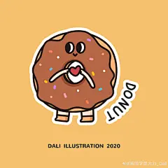 企鹅妈妈商业插画课超话#Dali Illustration#
画了好吃的九宫格@企鹅妈妈Alice
时间：好多个晚上
工具：AI+手绘板 ​​​​