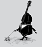 Walking bass is designed by triagus and a nice music shirt design.: