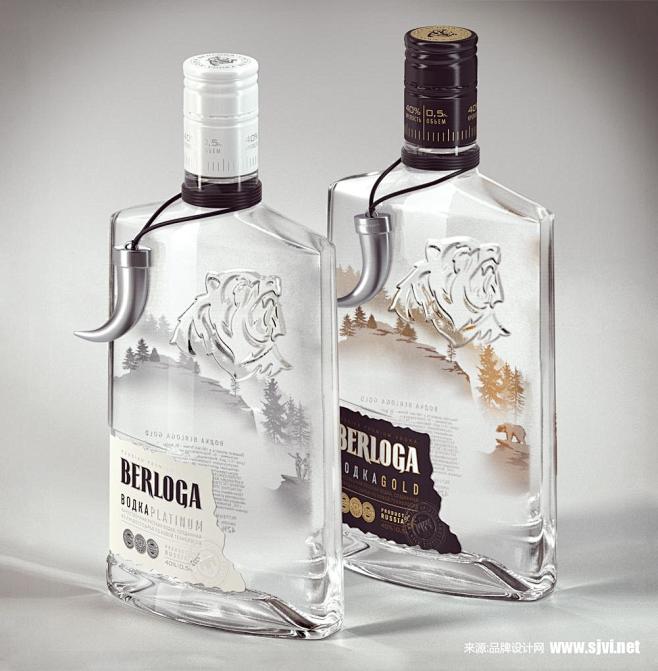 伏特加酒包装/白酒品牌策划/白酒酒瓶设计...