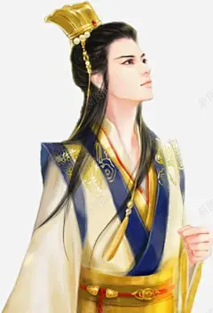 古代 手绘 美男 英雄 元素 免抠png 设计图片 免费下载 页面网页 平面电商 创意素材