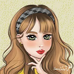 少女头像 女孩头像 照片转手绘 手绘 插画
