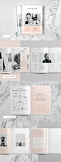 Newington Portfolio Brochure Template #portfolio #brochure #template #indesign