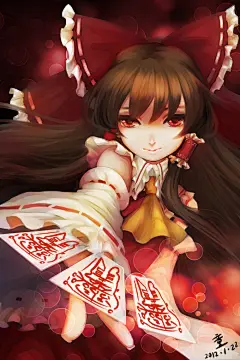 童谣幻  的插画 灵梦