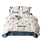 儿童床单三件套纯棉1.2米被套1.35米床水洗棉四件套1.5米床笠1.8m-淘宝网