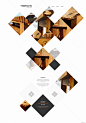 Perspective Woodworks现代风格家具家居设计！采用现代方法和传统木工打造家具。网页采用很时尚漂亮干净的斜线菱形设计。酷站截图欣赏-编号：39953