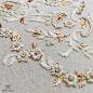 @zaheerabbasofficial -  Intricate hand embroidered details!!! #details #handembroidery #craftmanship #zardosi #resham #pearls #kamdani #white #gold #zaatelier #zaheerabbas - #regrann
