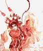 京剧人物矢量图 红色 元素 免抠png 设计图片 免费下载 页面网页 平面电商 创意素材