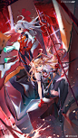 #崩坏3##崩坏3联动eva# 画了香香和琪亚娜！紧身衣真是太棒了！ ​​​​