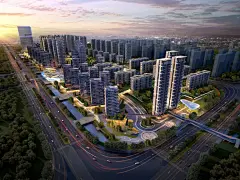 下一站，幸福 : 无锡地铁四号线具区路车辆段及上盖开发进行概念性规划设计是AECOM对TOD理念的再一次深入探索与创造性实践，让设计重点从关注城市发展延展到关注人文需求；从提升空间效益提升到追求生活品质。
