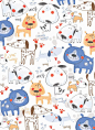 pattern perros Sigrid Martinez