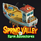 Objects for Spring Valley: Farm Adventures, Digital Forms : Cozy art for cozy game Spring Valley: Farm Adventures by Playkot.