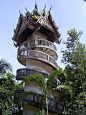 Suspended Temple in Sangkhlaburi Province, Thailand: 