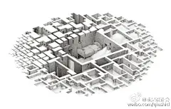 Mathew Borrett用雕刻以及手绘将自己的小床放置在了迷宫一样的理想环境中。#求是爱设计#