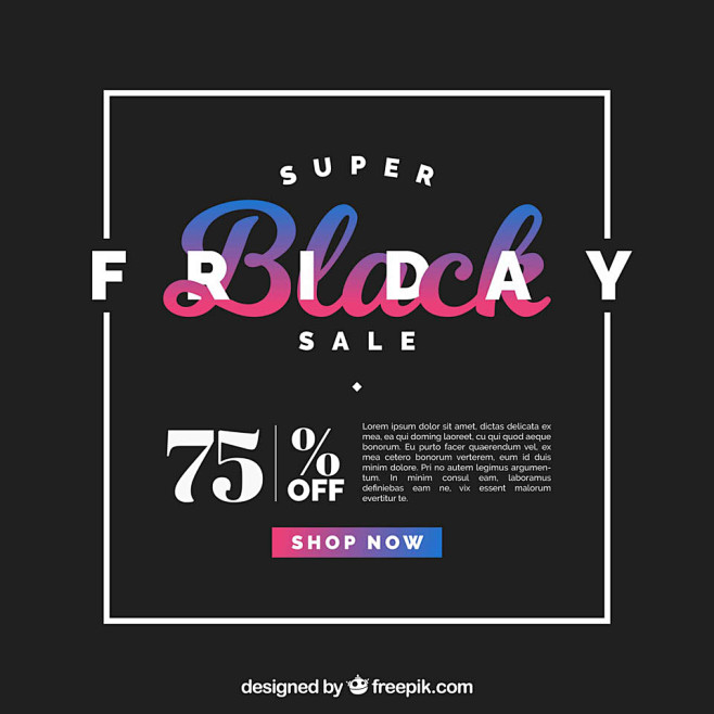 第五弹：30+黑色星期五促销广告物料素材...